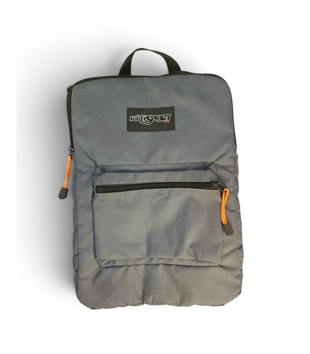 CitiSport Slimline Gray Backpack, Laptop Backpack, Lightweight Utility Gorpcore